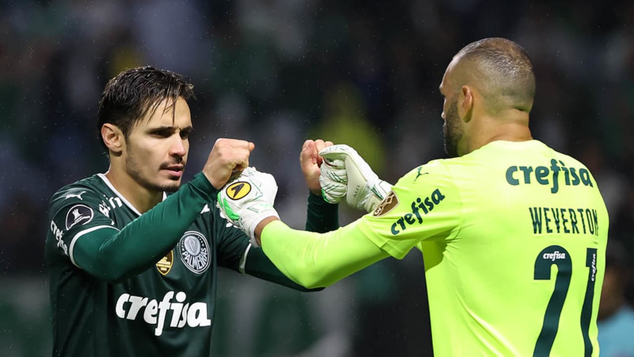 O Palmeiras enfrentou a Libertadores na fase de grupos.