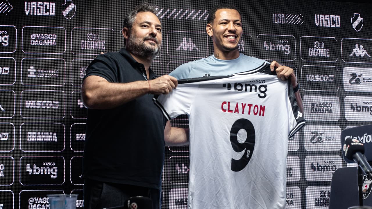 Apresentado pelo Vasco, Clayton Silva revela motivos que o levaram a fechar com clube: 'Por causa do tamanho'