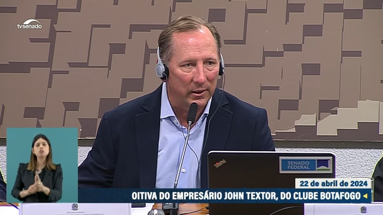 Veja a matéria do dono do Botafogo, John Textor, sobre a CPI da Manipulação de Jogos