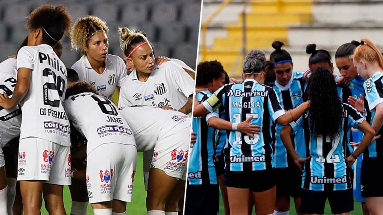 Grêmio x Santos: onde assistir ao jogo válido pelo Brasileirão Feminino