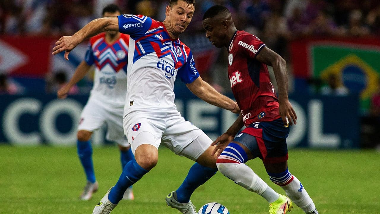 Cerro Porteno x Fortaleza: possivelmente na linha de batalha da Libertadores