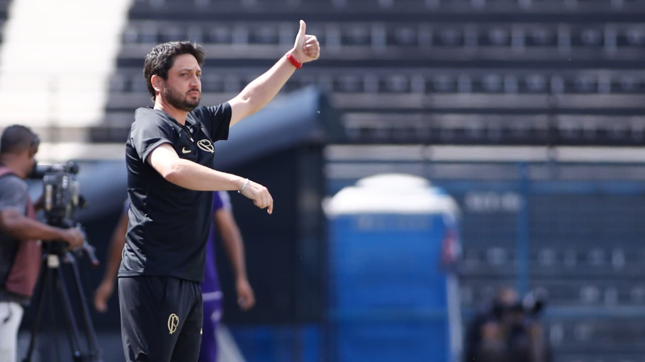 O técnico disse que os jogadores do Corinthians não se sentiram ameaçados até o final do jogo.