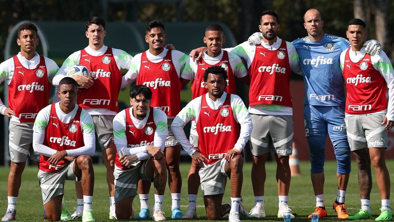 Com retorno importante, Palmeiras completa preparação para enfrentar o Internacional;   veja possível grupo