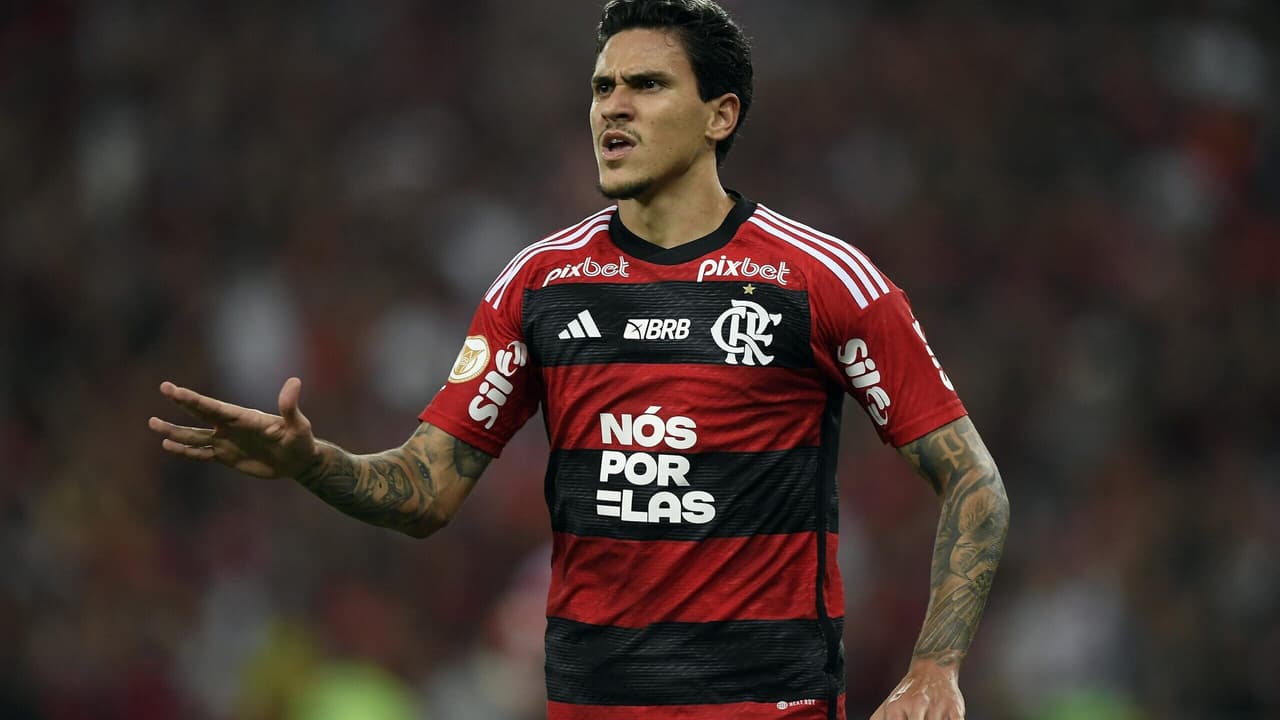 Pedro marcou duas vezes pelo Flamengo e mostrou ao Palmeiras que a qualidade do material é indiscutível.