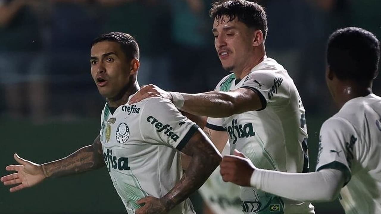 Dudu quebra jejum pelo Palmeiras em 2023 e fala em gol ‘choroso’ contra o Goiás