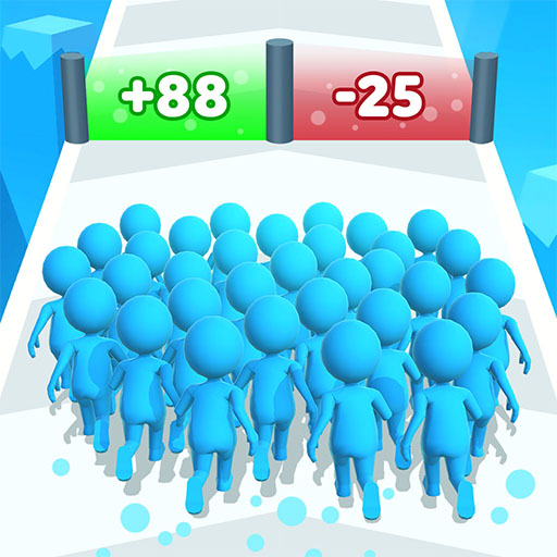 Contagem Masters: Crowd Clash Stickman Escape Game