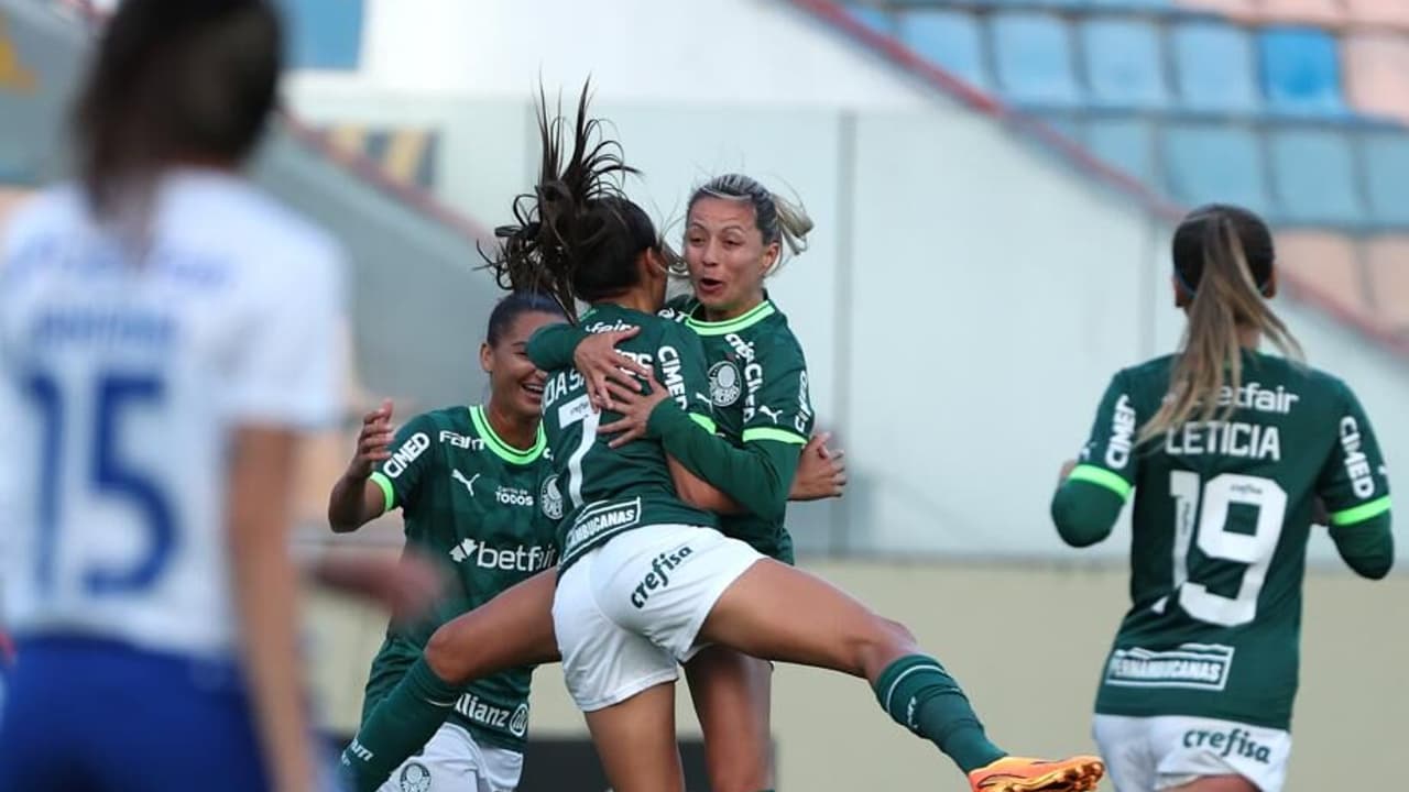 Palmeiras vence o Cruzeiro e vence a segunda consecutiva no Brasilairão Feminino