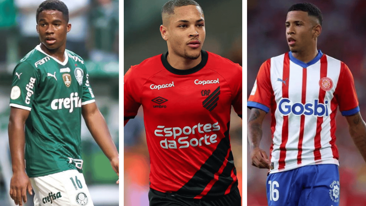 Endrick, Vitor Roque… O brasileiro foi indicado ao prêmio de melhor jovem jogador do mundo