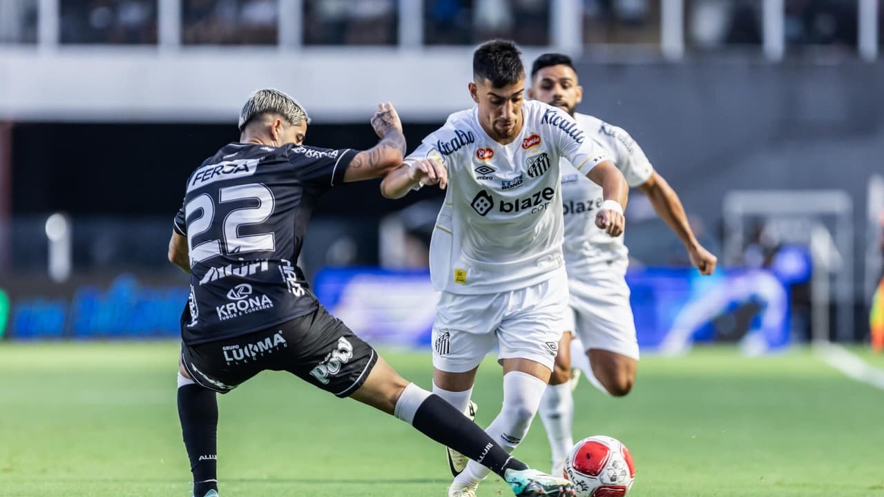 No final, Cazares marcou e o Santos venceu o Inter de Limeira pelo Paulistao