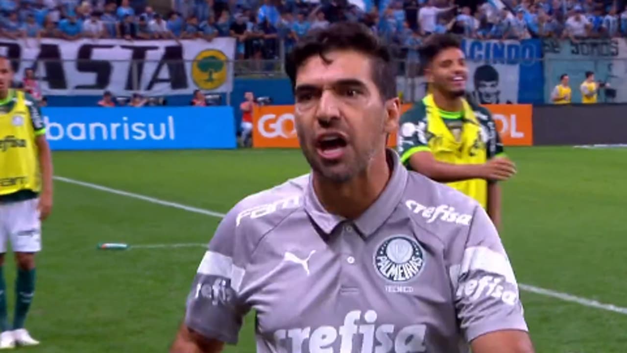 Abel Ferreira foi suspenso por dois jogos por gestos e comentários contra o Grêmio