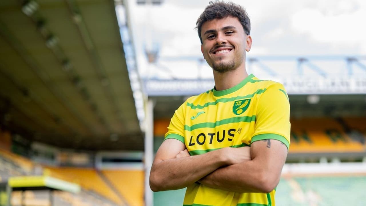 Com a renovação do contrato com o Palmeiras, Pedro Lima se reportou ao Norwich e chegou para falar em inglês