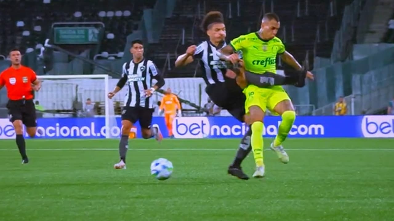 Botafogo x Palmeiras: CBF divulga áudio do VAR de lances polêmicos