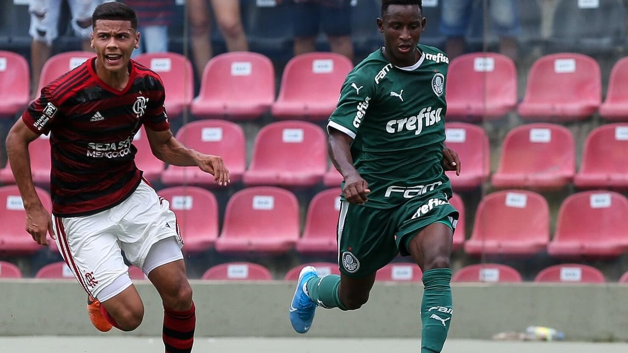 Último Palmeiras x Flamengo x Richard Rios a conquistar o título Brasileiro Sub-20