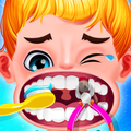 Mouth care doctor dentist game