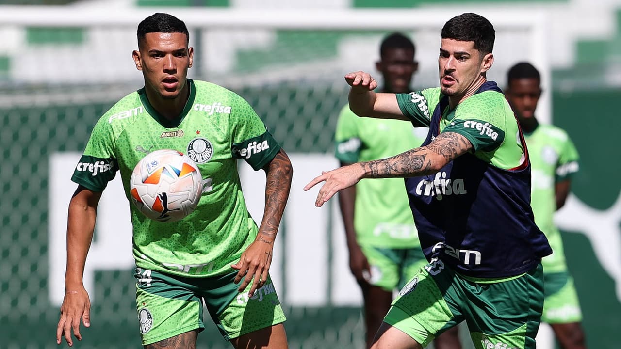 Veiga vai descansar?   Veja quem Abel Ferreira pode jogar no meio-campo do Palmeiras