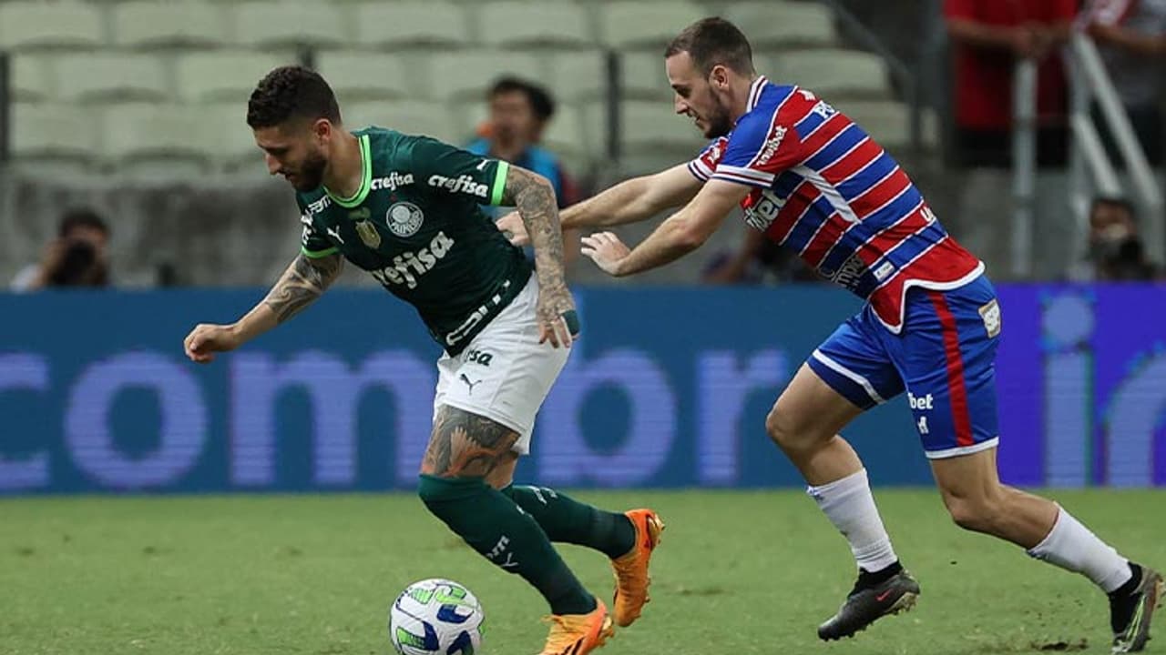 Palmeiras duelou em fase diferente do último encontro com o Fortaleza