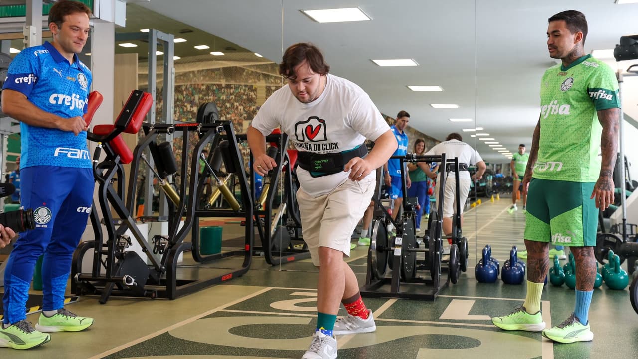 Palmeiras realiza diversos treinamentos em homenagem ao Dia Internacional da Síndrome de Down