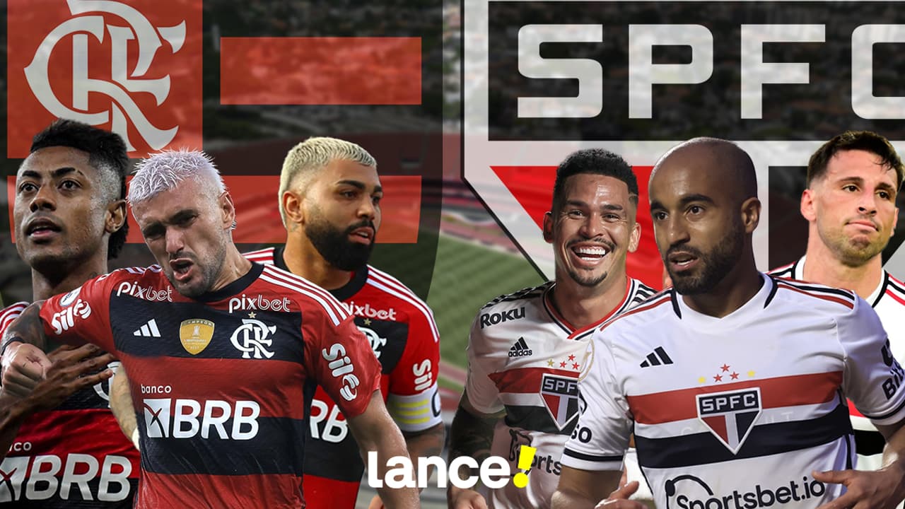 Flamengo x São Paulo: que horas são?   Pegue e confira os comentários de Lance!