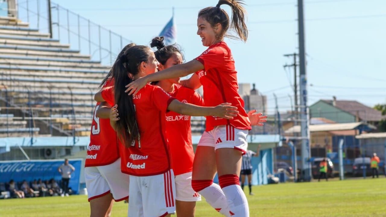 O Internacional abriu as oitavas de final do Brasileirão Feminino contra a Ferroviária.