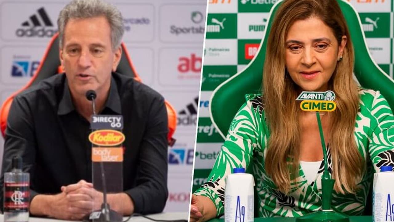 Leila, presidente do Palmeiras, responde ao gramado sintético Landim: ``Vencemos a Libertadores e a Supercopa contra o Flamengo no gramado natural''