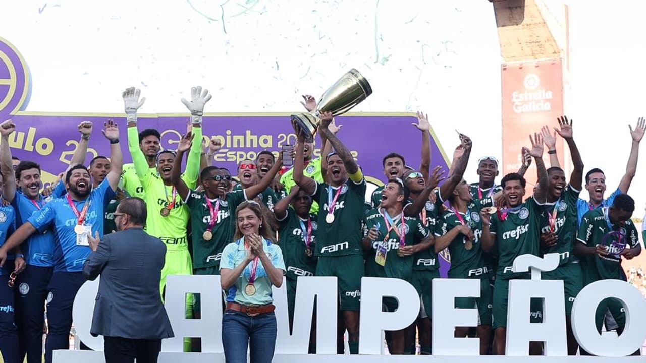 Três pontos para o Palmeiras na final do Brasileirão Sub-20