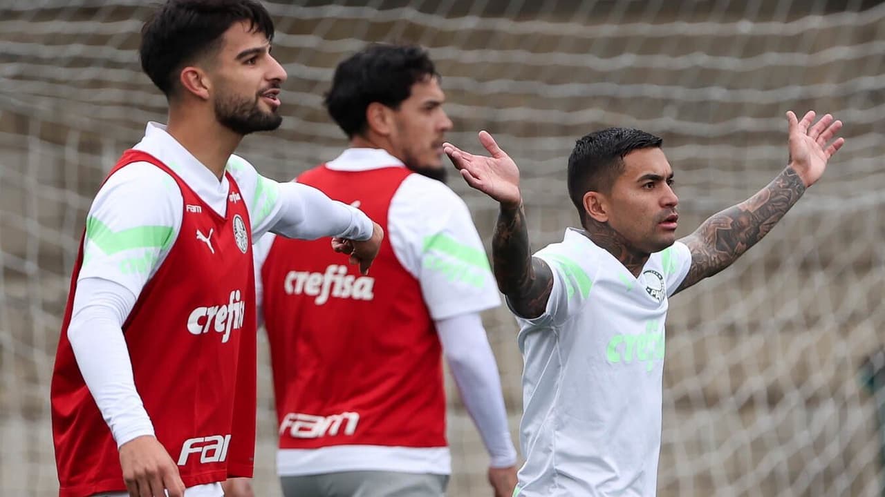 Na Colômbia, o Palmeiras treina a todo vapor e se prepara para enfrentar o Deportivo Pereira;   veja o provável time