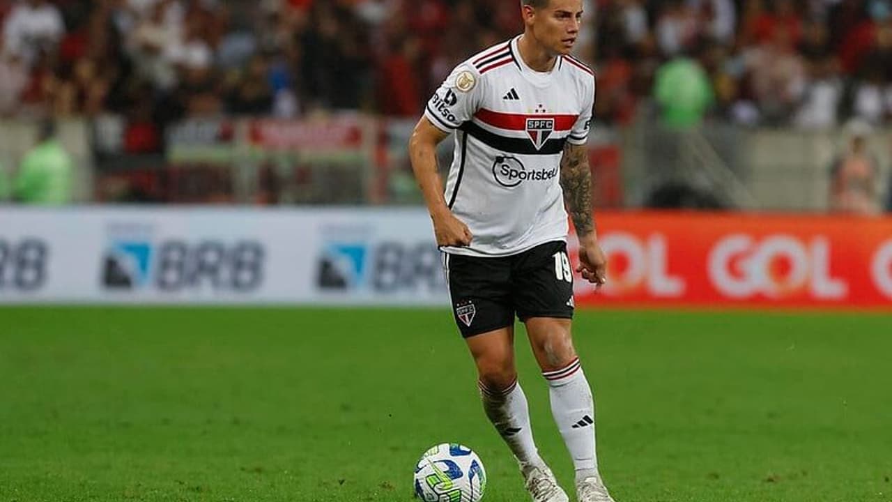 James Rodríguez teve um bom desempenho em São Paulo, apesar de não vencer há um mês.