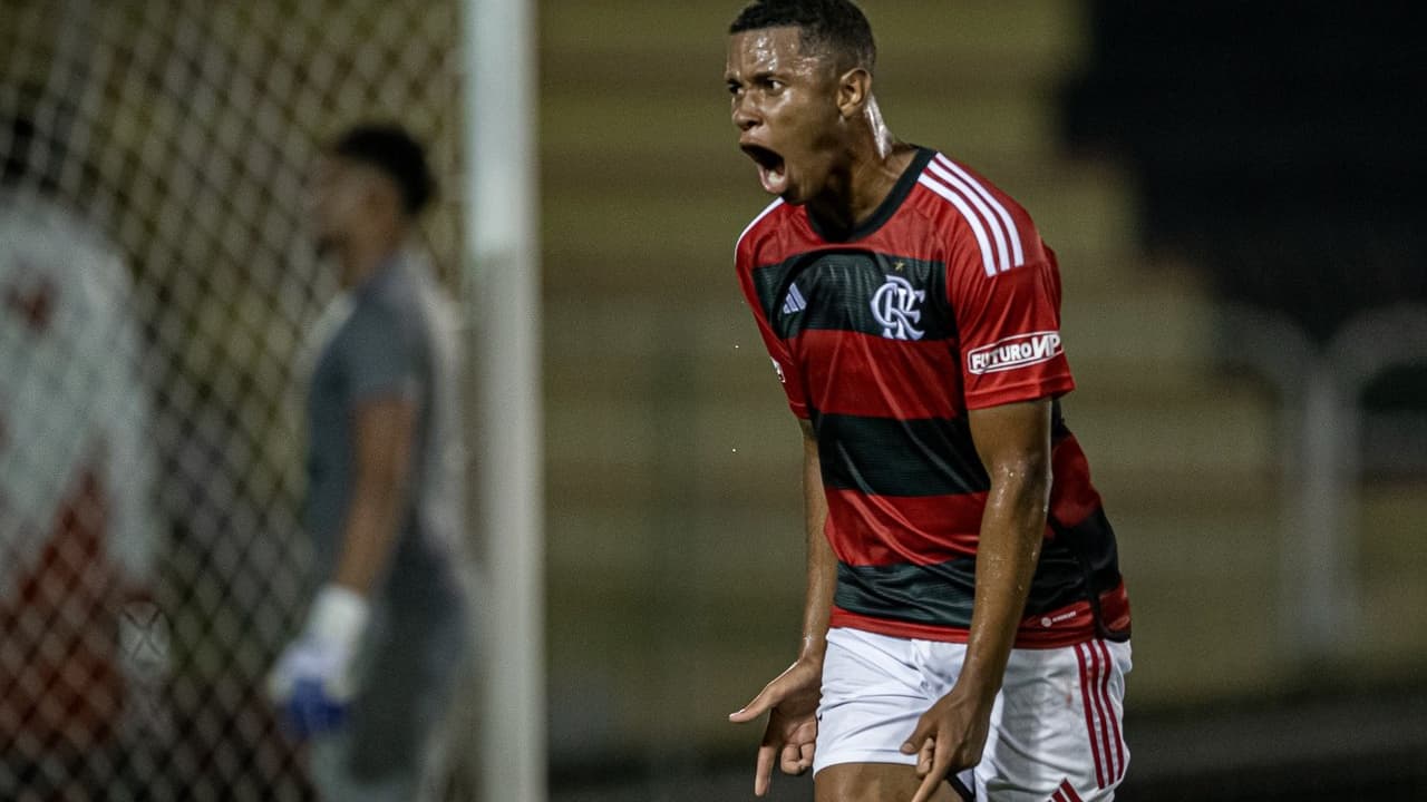 Em partida equilibrada, Flamengo vence o Botafogo no Brasileirão sub-20