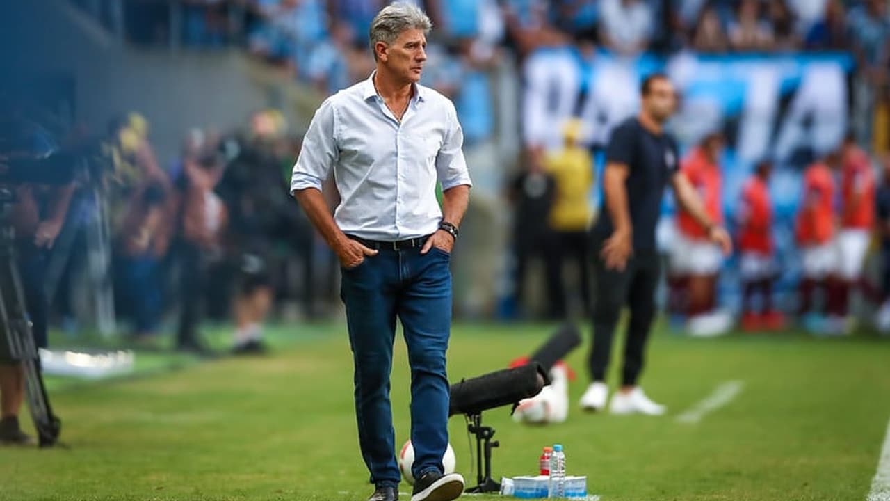 Vitória do Gauchão representa o nono título de Renato Gaúcho como técnico do Grêmio