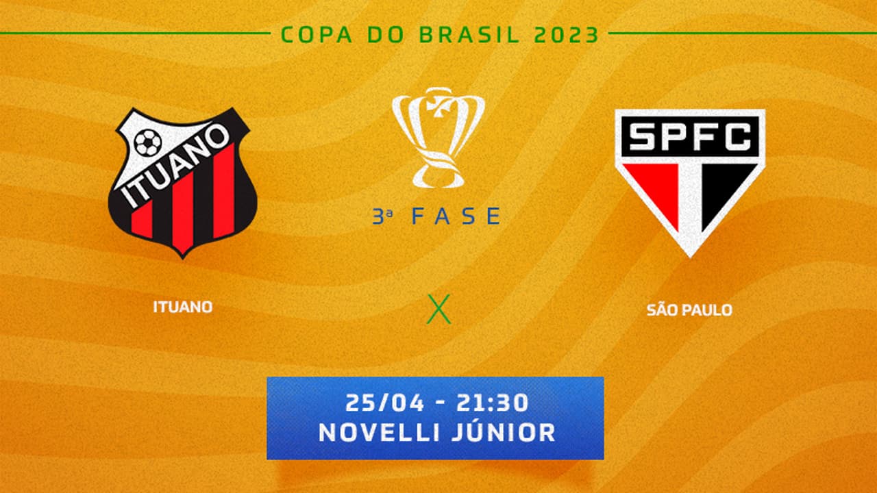 Ituano x São Paulo: onde assistir, eliminações e prováveis ​​escalações para o confronto da Copa do Brasil