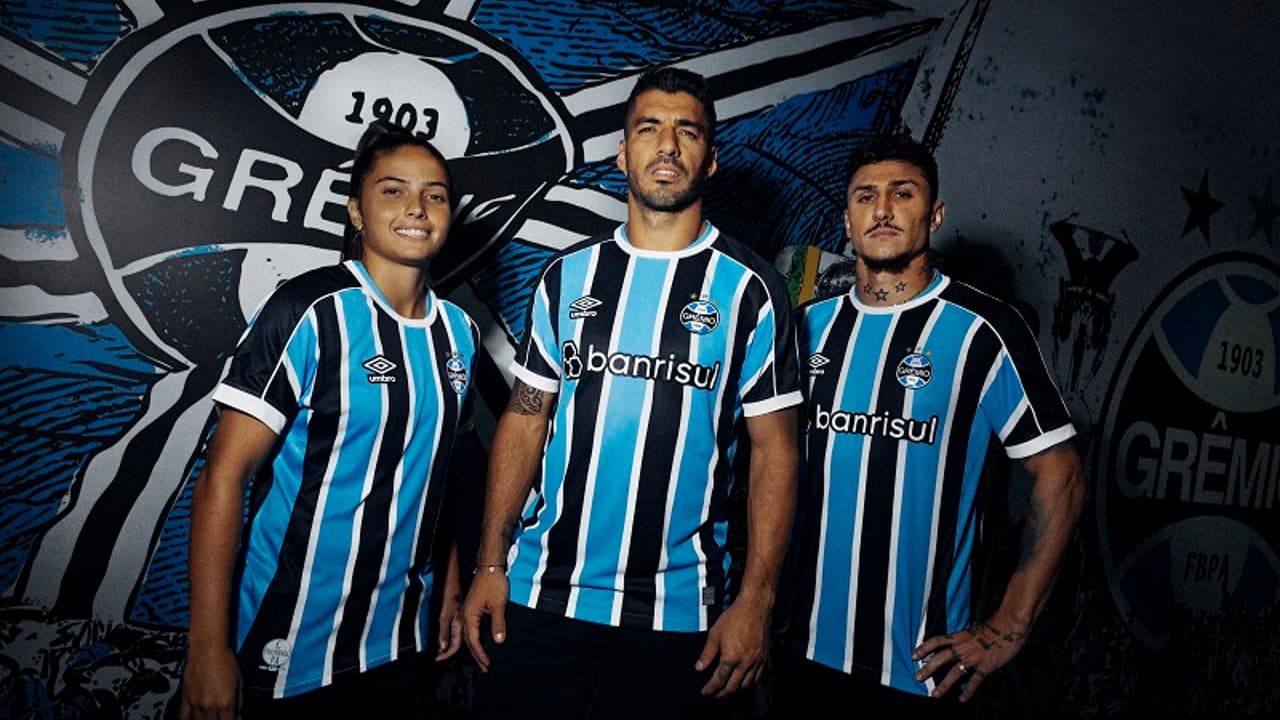 Com nomes femininos e masculinos, Grêmio revelou seu novo uniforme