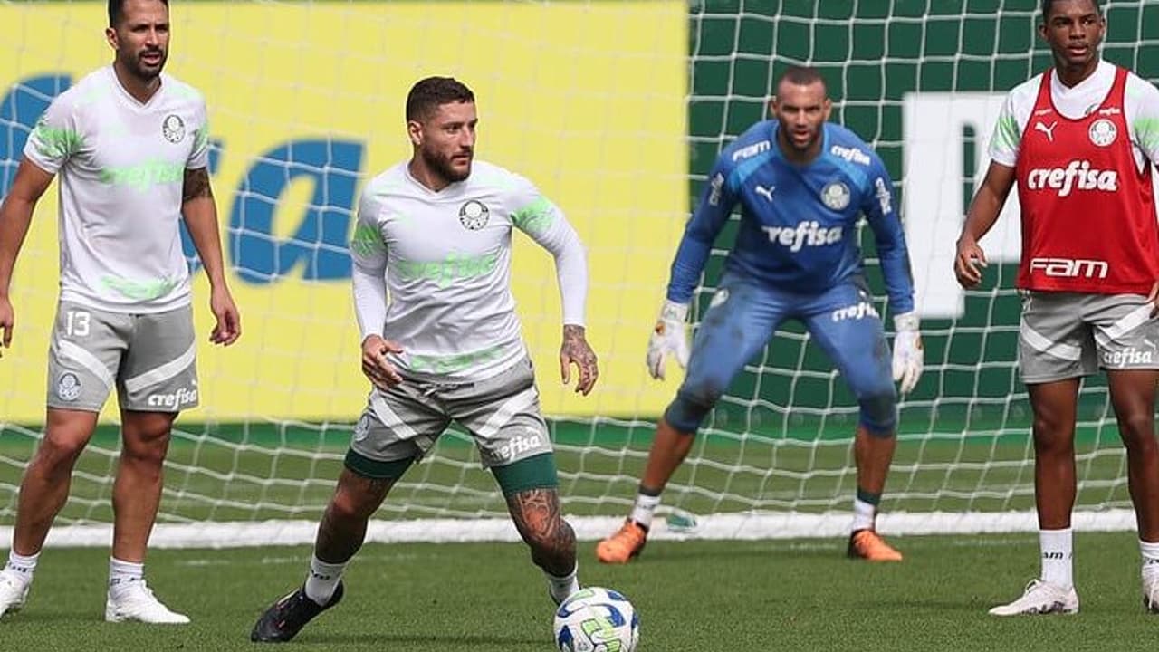 Zé Rafael volta a treinar e o Palmeiras segue se preparando para o Choque-Rey decisivo da Copa Brasil