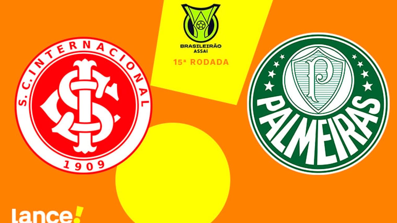 Internacional x Palmeiras: onde assistir ao vivo, escalações e desfalques no jogo do Brasileirão