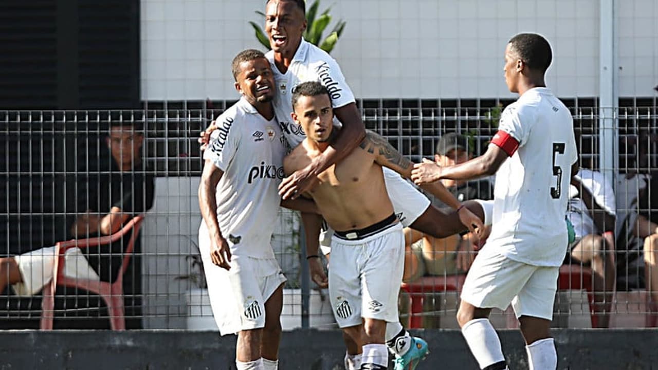 Santos atinge marca histórica no início da campanha do Brasileirão Sub-20