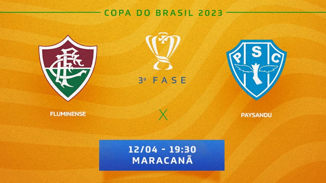 Fluminense x Paysandu: onde assistir e escalações para a terceira fase da Copa do Brasil