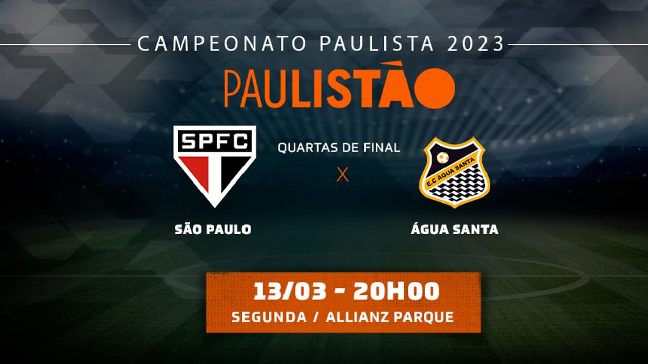 São Paulo x Água Santa: onde assistir, possíveis times e desfalques