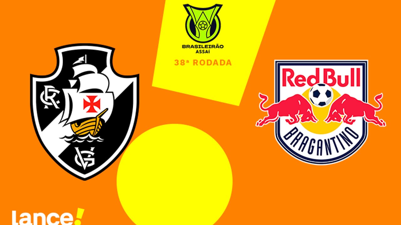 Vasco x Red Bull Bragantino: onde assistir ao vivo, horário e possível classificação do Brasileirão