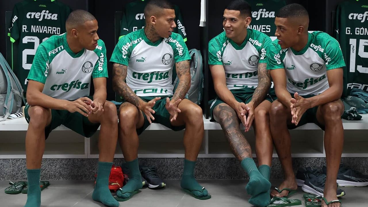 Palmeiras anuncia ‘pacote’ de prorrogações de contrato com Crias da Academia