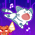 Cat Dash: Jogo de música de gato fofo