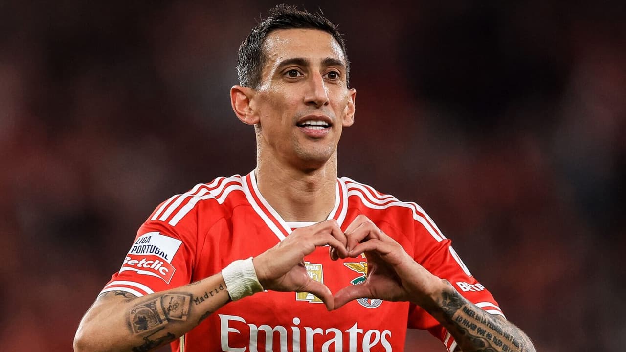 Relatado Flamengo x Inter: Confira o perfil e carreira de Di María no Benfica