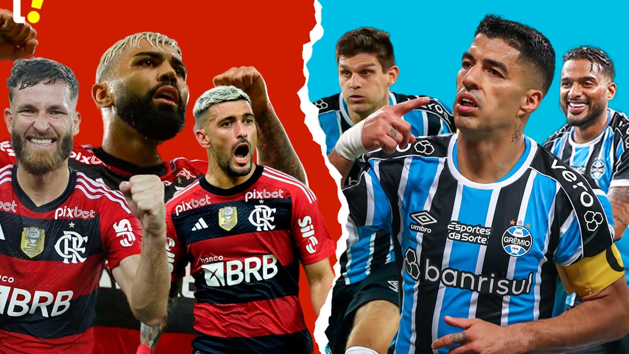 Quem é melhor: Grêmio x Flamengo?   Confira a votação jogador a jogador realizada pela equipe de Lance!