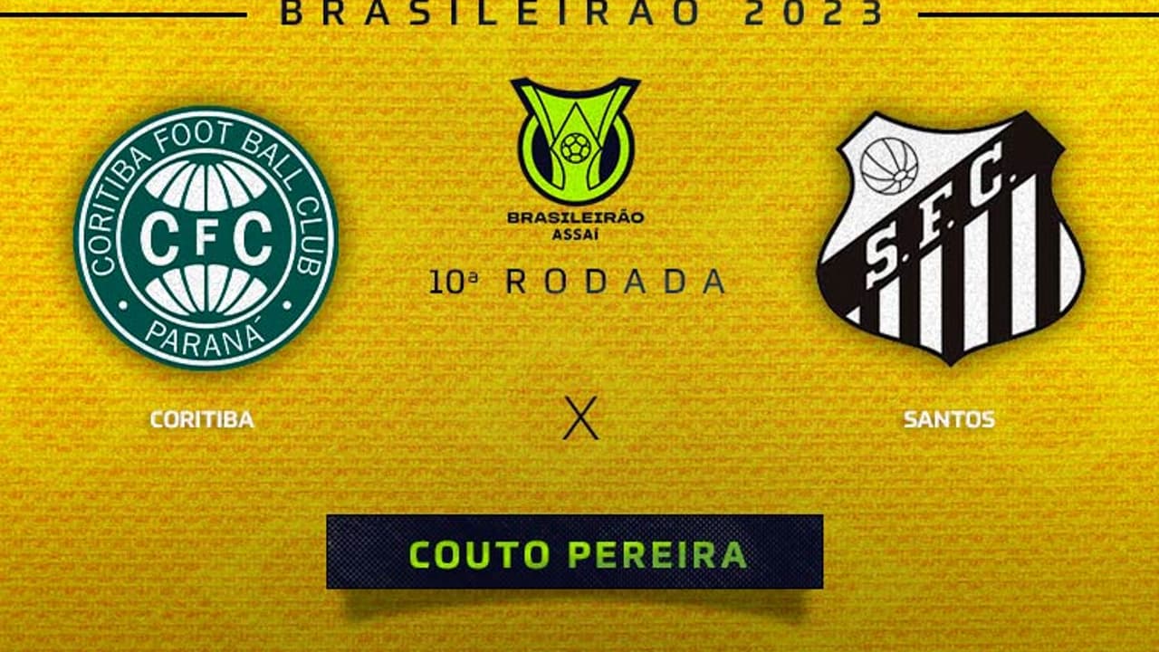 Coritiba x Santos: onde assistir ao vivo, escalações e desfalques do jogo de hoje do Brasileirão