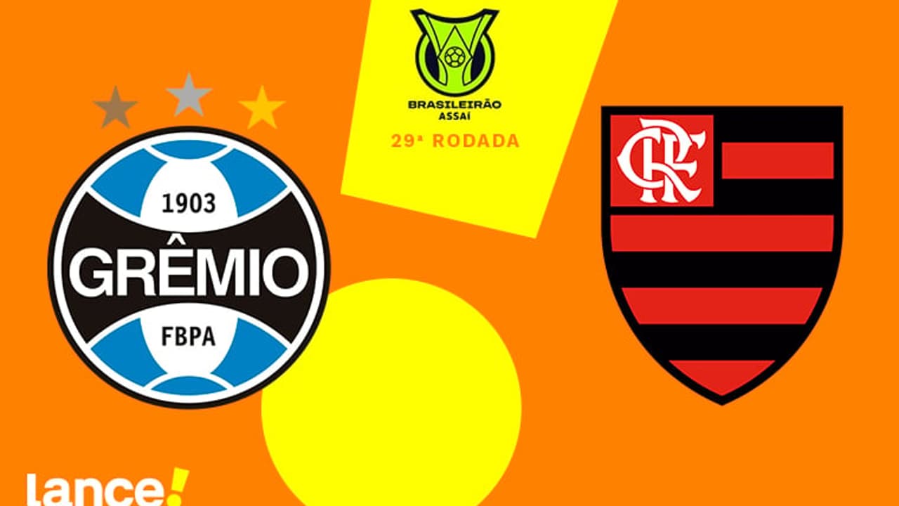 Grêmio x Flamengo: onde assistir ao vivo, horários e escalações do jogo do Brasileirão