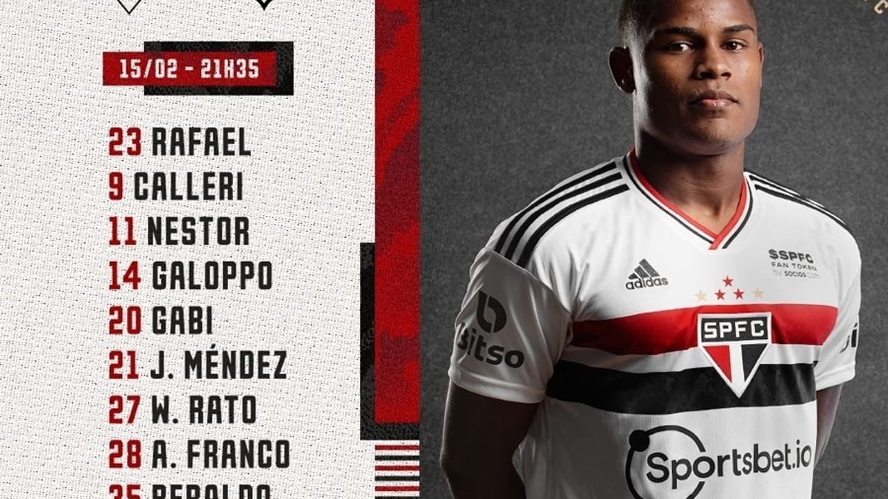 Recuperados, Nestor e Alan Franco serão titulares no São Paulo contra o Inter;   Confira a programação e onde assistir