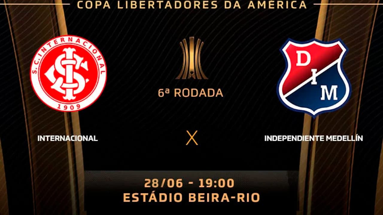 Internacional x Independente Medellín: O que assistir, o que fazer e o que esperar do jogo da Libertadores