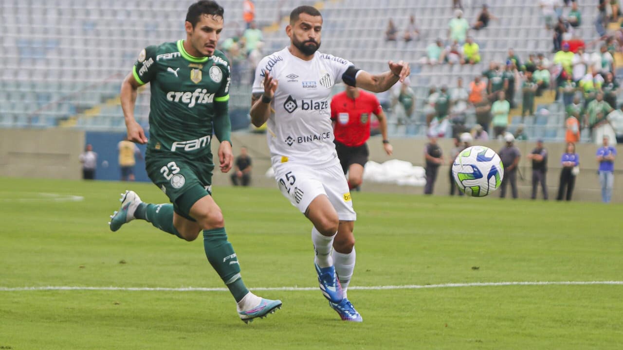 Assista aos melhores momentos de Palmeiras x Santos