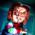 Chucky Doll corre na casa assombrada